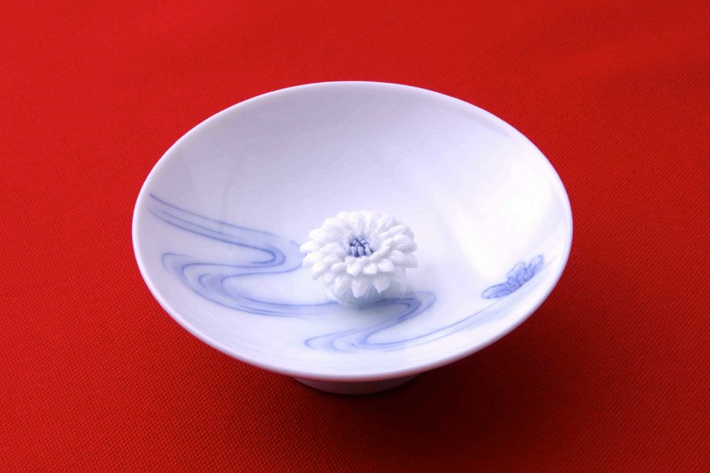 酒器】菊水 オリジナル うぐいす杯【市松模様】 | 菊水ショップ